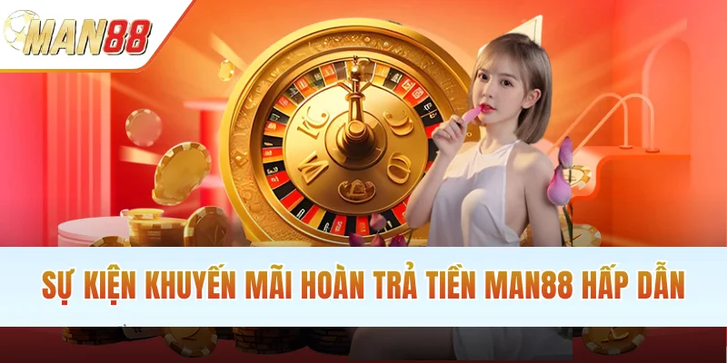 Sự kiện khuyến mãi hoàn trả tiền MAN88 hấp dẫn